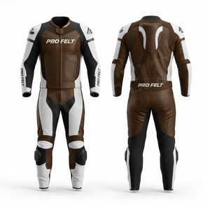 Nouvelle combinaison de course moto en cuir style 2026 – Équipement de protection respirant et coupe-vent pour la piste - Product Image 3