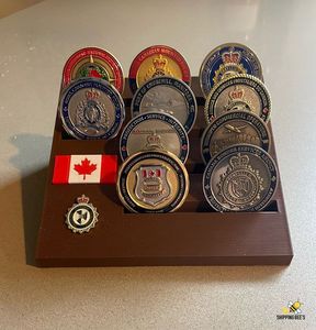 Handmade Eco-Friendly Wooden Coin Display <b>Box</b> Multi-layer wood coin display holder By <b>Floral</b> Design - Product Image 6