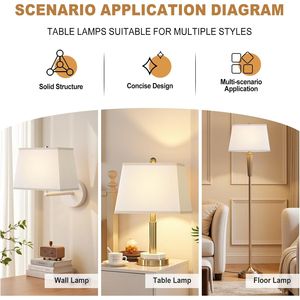 Grandi Paralumi Quadrati in Lino, Coprilampada Rettangolare Bianco, Paralume Quadrato Grande in Lino di Alta Qualità per Lampade - Product Image 2