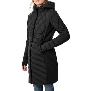 Design de mode femmes hiver en plein air longue femme bouffante doudoune à capuche haute qualité coton veste isolée - Product Image 3