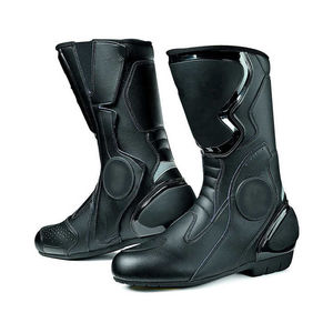 Bottes de moto en cuir personnalisées pour la course à vitesse, avec semelle antidérapante en TPU, respirantes et protectrices, pour hommes - toutes saisons - Product Image 5