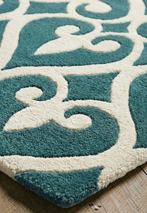 Hand Tufted Low Pile Abstract Wool <b>Rug</b> PET Friendly Non-Slip Eco-Friendly Anti-Bacteria Modern Design Neutral Beige <b>Thin</b> Latex - Product Image 2
