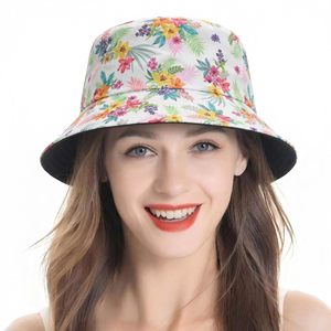 Printed Bucket <b>Hat</b> for <b>Men</b> Women Packable Summer <b>Sun</b> <b>Hat</b> Beach Vacation OEM Wholesale - Product Image 1
