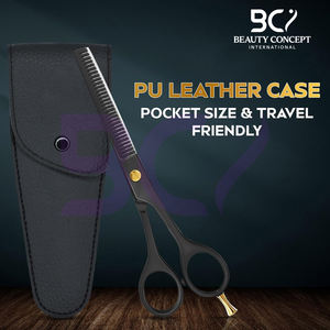 Tijeras de Entresacar Personalizadas de 6.5 Pulgadas, Color Negro, Alta Calidad, Mango Antideslizante de Fácil Agarre, Afiladas y Duraderas, Corte Suave - Product Image 5