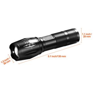 Set di 2 Torce ad Alta Luminosità con 5 Modalità, Focale Regolabile e Impermeabilità IP44 - Product Image 4