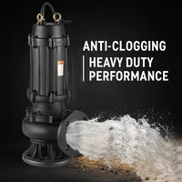 Pompe submersible en acier inoxydable triphasée 5 CV entièrement automatique multi-étages pour eaux usées domestiques
