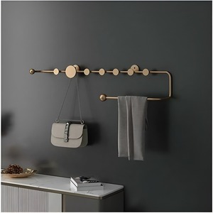 Ganchos Dobles de Hierro Clásicos para Pared, Estilo Rústico Vintage, para Colgar Abrigos y Arneses en Establos, Accesorios para Uso en Paredes - Product Image 2