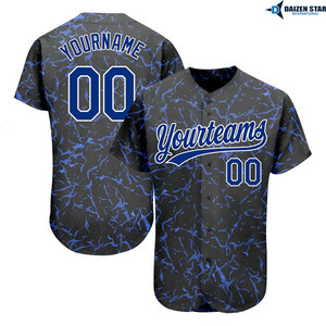 Custom Sublimation Baseball Jersey Team Uniform Breathable Athletic Sports Shirt - Product Image 4