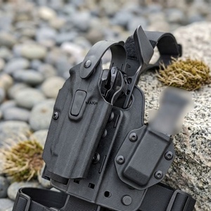 <span class=keywords><strong>P226</strong></span> Piattaforma Tattica Girevole da Gamba con Altezza Regolabile, Fondina per Gamba Destra, Accessori per Caccia all'Aperto, Nero - Product Image 3