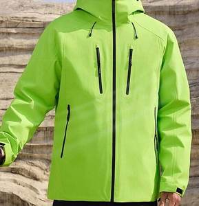 Veste coupe-vent imperméable unisexe avec logo personnalisé, veste softshell pour le sport de plein air, la randonnée - Product Image 4