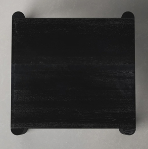 Modern Z Black Matt Finish Rectangular Shape Solid Mango Wooden Living Room Home Office <b>Folding</b> Durable Handmade Coffee <b>Table</b> - Product Image 6