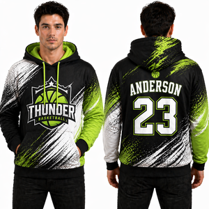 Sudadera de Baloncesto Sublimada Premium para Hombre, Sudadera Deportiva Personalizada para Equipos, Sudadera Atlética Transpirable, Fabricante OEM, Diseño 2026 - Product Image 2