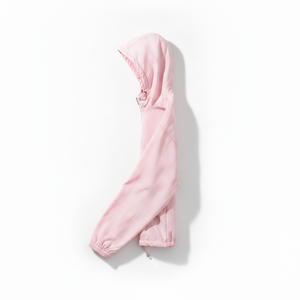 Fashion <b>Pink</b> Half Zip Hooded Windbreaker <b>Jacket</b> Custom Logo Lightweight <b>Waterproof</b> Outdoor Sportswear Streetwear for Women Men - Product Image 2