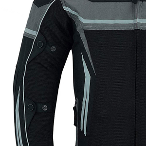 Chaqueta de Motocicleta para Hombre, Transpirable, Cortavientos, de Secado Rápido, Manga Larga, Diseño con Bloques de Color, Protección CE, para Todas las Estaciones - Product Image 6