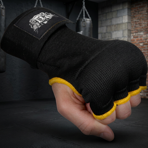 Bandes de maintien de poignet en gel Iron Punch pour la sécurité sportive (Polyester Spandex GEL) avec cadre métallique léger et fermeture enveloppante, logo personnalisé - Product Image 5