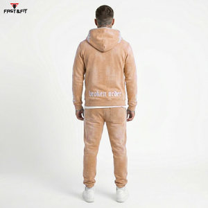 Chándal de Manga Larga Hecho en Pakistán, Talla Grande, Poliéster y Algodón, Chándal Deportivo para Hombre, Traje de Entrenamiento - Product Image 4