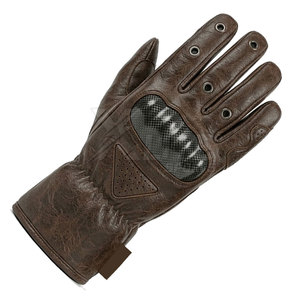 Gants de moto d'hiver en cuir respirant haute résistance avec poignées de maintien, support de sécurité, sangle de poignet réglable et paume antidérapante - Product Image 5
