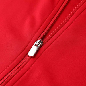 Survêtement de football d'hiver décontracté uni avec veste d'entraînement respirante à fermeture éclair et pantalon assorti à poignets élastiques pour la pratique du football - Product Image 5