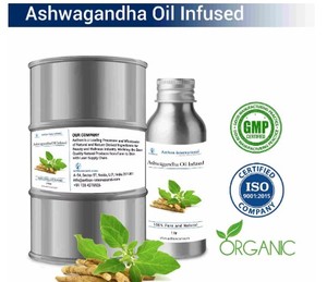 Aethon International น้ำมัน ashwagandha infused 1Ltr น้ำมันบำรุงผิวออร์แกนิกสำหรับทุกสภาพผิว - Product Image 4