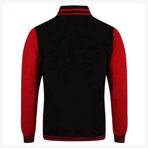 เสื้อแจ็คเก็ตบอมเบอร์สีน้ำเงินเหลืองสำหรับผู้ชาย สไตล์พรีปปี้ ทรงปกติ คอจีน ติดกระดุมแบบปกปิด ผลิตจากวัสดุวิสโคส/โพลีเอสเตอร์ - Product Image 5