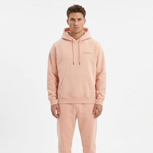 Hawk Eye Sports <b>Men's</b> Slim Fabric Fleece 300g Winter <b>Pullover</b> Hoodie Full-Length Button-Up Tracksuit Set Breathable - Product Image 4