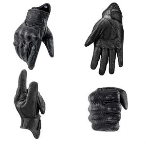 Gants de moto avec logo personnalisé |   Fermeture à double sangle auto-agrippante Secure-Fit |   Approvisionnement direct d'usine - Product Image 2