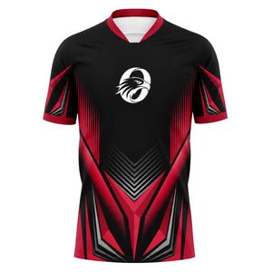 เสื้อฟุตบอลแขนสั้นสีดำและสีแดง ทรงพอดีตัว แห้งเร็ว เหมาะสำหรับการฝึกซ้อมและวันแข่งขัน - Product Image 1