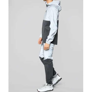 Wholesale Casual Men's Sportswear Jogging Tracksuits Zip up Men's Training Jogger Polyester <b>Wind</b> <b>Breaker</b> Nylon Tracksuits - Product Image 4
