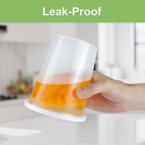 60 Set (120 Pezzi) Contenitori Ermetici in Plastica Senza BPA per Alimenti da Asporto con Coperchi 32/16/8 oz X 20 Set Ciascuno per Gastronomia - Product Image 4