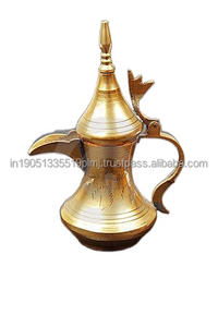 Cafetière arabe dorée élégante de haute qualité avec un bon design argenté élégant et avec vaisselle et outils de thé à café $ d'hôtel - Product Image 6