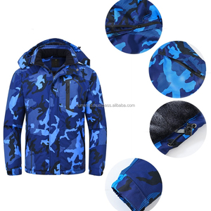 Chaqueta de esquí de invierno para hombre, repelente al agua y forrada de lana |   Chaqueta Técnica Impermeable para Snowboard y Cortavientos de Montaña de Gran Volumen - Product Image 3