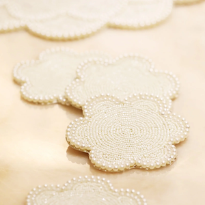 Embroidery Handmade <b>Beads</b> <b>coaster</b> Superior Quality <b>Beads</b> <b>coaster</b> - Product Image 5