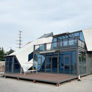Casa Container Prefabbricata Moderna con Telaio in Acciaio Pieghevole, Conveniente e Veloce da Montare, 20 e 40 Piedi, <span class=keywords><strong>Vendita</strong></span> Diretta dalla Fabbrica - Product Image 1