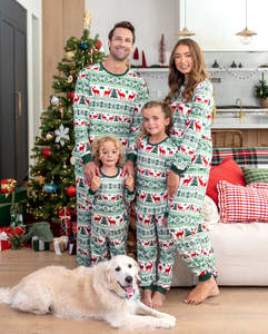 <b>Christmas</b> Tracksuit Set Womens Custom Printed <b>Long</b> <b>Sleeve</b> <b>Top</b> Matching Pants Cozy Winter Pajamas Loungewear Festive Winter Set - Product Image 3