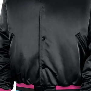 Chaqueta Bomber Casual de Lana con Cierre y Logotipo Personalizado Unisex, Servicio OEM, Ropa Urbana de Primavera - Product Image 2