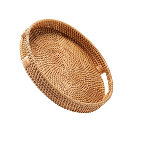 Stylish Large <b>Rectangle</b> Rattan Tray Portable <b>Coffee</b> <b>Table</b> Decor and Serving Tray Excellent Quality At Affordable Price - Product Image 5