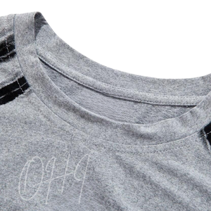 Camiseta Deportiva Gris Premium Personalizada, Corte Holgado, 100% Algodón, Transpirable, Ecológica, de Secado Rápido, con Logotipo Personalizable, Marca Privada - Product Image 3