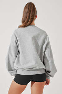 Sweat-shirt à col rond pour femme, vêtements de sport pour entraînement de fitness, gym, sport - Product Image 2