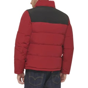 Parka d'hiver matelassée unie à étiquette privée, imperméable et respirante, avec capuche, pour homme et femme, faible MOQ - Product Image 6