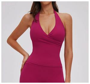 Camiseta Deportiva sin Mangas para Mujer, Talla Grande, Ajustada, de Secado Rápido, para Gimnasio, Running y Fitness, Venta al Por Mayor Personalizada - Product Image 5