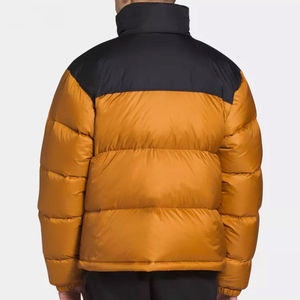 <b>Men's</b> Winter Puffer Jacket Quilted Insulated Bubble <b>Coat</b> High Collar Full Zip Custom OEM Manufacturer Custom <b>Men's</b> Padded Puffer - Product Image 6
