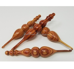 Wooden <b>Crochet</b> <b>Hooks</b> Set with Case - Complete Sizes for Yarn Craft Beginners - Product Image 1