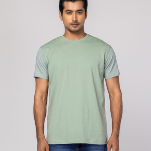 T-shirt pour homme 100% coton respirant à manches courtes, col rond, jersey tricoté uni 180g, anti-boulochage, coupe classique, décontracté, pour tous les jours - Product Image 1
