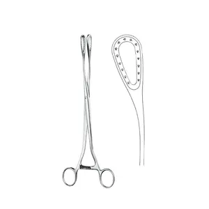 HIGH QUALITY Saenger Placenta Ovum Forceps Straight Curved/ Obstetrical Instrument BY SIGAL MEDCO