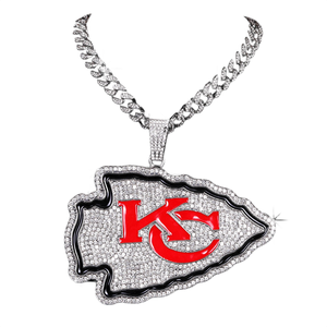 Colgante de Alta Calidad con Símbolo de Paz y Cristales de Imitación, Estilo Hip Hop, Joyería Unisex para Uso Diario, de Proveedor Indio - Product Image 2