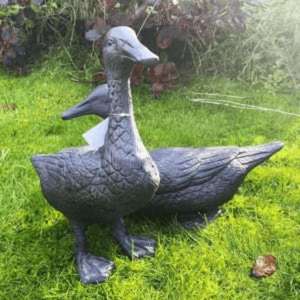 Ensembles de canards artisanaux en fonte, sculptures et ornements de jardin anciens, prix abordable - Product Image 5