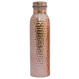 Botella de Cobre Premium sin Costuras de 1000 ml |   Botella Deportiva a Prueba de Fugas para Gimnasio |   Juego de Vasos de Cobre Puro |   Envío Global de Calidad de Exportación - Product Image 5