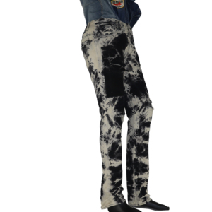 Men's Tie Dye Straight Fit Jeans Midweight Cotton Casual <b>Summer</b> Wear Bleach Stone Wash Button Fly Mens Tie Dye <b>Pants</b> OEM 2026 - Product Image 4