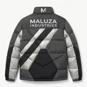 Veste matelassée imperméable pour homme, veste d'hiver chaude et isolante, vêtements de rue pour l'extérieur, fabrication OEM - Product Image 4