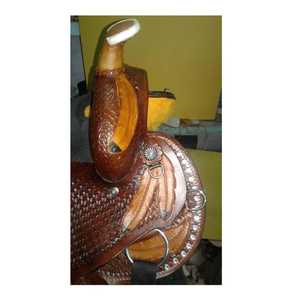 Sillas de Montar de Cuero Genuino de Alta Calidad Personalizables, Tallas 10-18, Estilo Western para Carreras de Barriles, Montar a Caballo y Paseos de Placer - Product Image 2